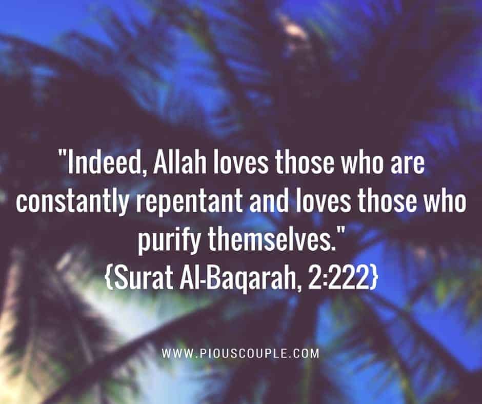 Allah Loves Those Who Repent Pious Couple